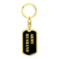 Army Husband v2 - Luxury Dog Tag Keychain