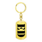 Ed - Luxury Dog Tag Keychain