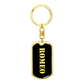 Romeo v2 - Luxury Dog Tag Keychain