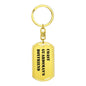 Coast Guardsman's Boyfriend - Luxury Dog Tag Keychain