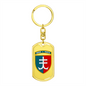 35th Marine Infantry Brigade (Ukraine) - Luxury Dog Tag Keychain