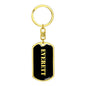Everett v3 - Luxury Dog Tag Keychain