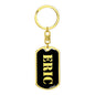 Eric v3 - Luxury Dog Tag Keychain