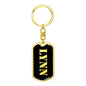 Lynn v3 - Luxury Dog Tag Keychain