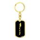 Mama Lioness With 4 Cubs v2 - Luxury Dog Tag Keychain