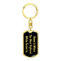 West Highland White Terrier's Home v2 - Luxury Dog Tag Keychain
