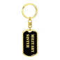 Military Sister v2 - Luxury Dog Tag Keychain