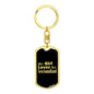 Newfoundland v2 - Luxury Dog Tag Keychain