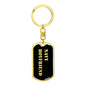 Navy Boyfriend v2 - Luxury Dog Tag Keychain