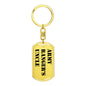 Army Ranger's Uncle - Luxury Dog Tag Keychain