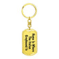 Italian Greyhound's Home - Luxury Dog Tag Keychain