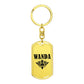 Wanda v01a - Luxury Dog Tag Keychain
