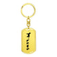 Mama Cat With 4 Kittens - Luxury Dog Tag Keychain
