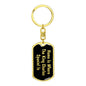 King Charles Spaniel's Home v2 - Luxury Dog Tag Keychain