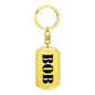 Bob - Luxury Dog Tag Keychain
