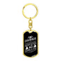 Courage - Luxury Dog Tag Keychain