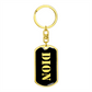 Dion v2 - Luxury Dog Tag Keychain