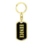 Eunice v02 - Luxury Dog Tag Keychain