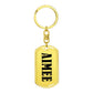 Aimee v01 - Luxury Dog Tag Keychain