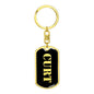 Curt v3 - Luxury Dog Tag Keychain