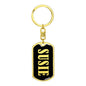 Susie v02 - Luxury Dog Tag Keychain