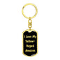 Love My Yellow-Naped Amazon v2 - Luxury Dog Tag Keychain