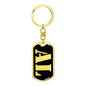 Al v3 - Luxury Dog Tag Keychain