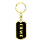 Chase v3 - Luxury Dog Tag Keychain