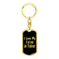 Love My Coton de Tulear v2 - Luxury Dog Tag Keychain