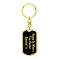 Cocker Spaniel's Home v2 - Luxury Dog Tag Keychain