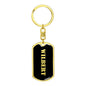 Wilbert v3 - Luxury Dog Tag Keychain