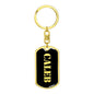 Caleb v3 - Luxury Dog Tag Keychain