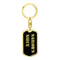 Sailor's Niece v2 - Luxury Dog Tag Keychain