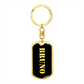 Bruno v2 - Luxury Dog Tag Keychain