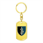 73rd Maritime Special Operations Center (Ukraine) - Luxury Dog Tag Keychain