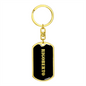 Rigoberto v2 - Luxury Dog Tag Keychain