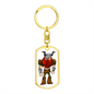 Viking 04 - Luxury Dog Tag Keychain