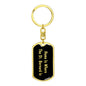 St. Bernard's Home v2 - Luxury Dog Tag Keychain
