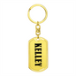 Kelley v01 - Luxury Dog Tag Keychain