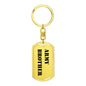 Army Brother - Luxury Dog Tag Keychain