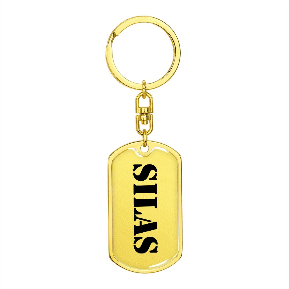 Silas - Luxury Dog Tag Keychain