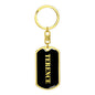 Terence v3 - Luxury Dog Tag Keychain