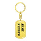 Army Nephew - Luxury Dog Tag Keychain