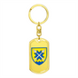 56th Motorized Infantry Brigade (Ukraine) - Luxury Dog Tag Keychain