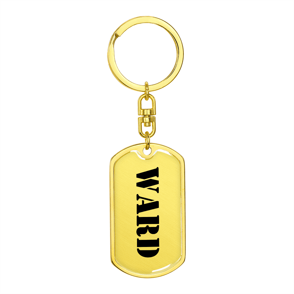 Ward - Luxury Dog Tag Keychain