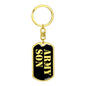 Army Son v2 - Luxury Dog Tag Keychain