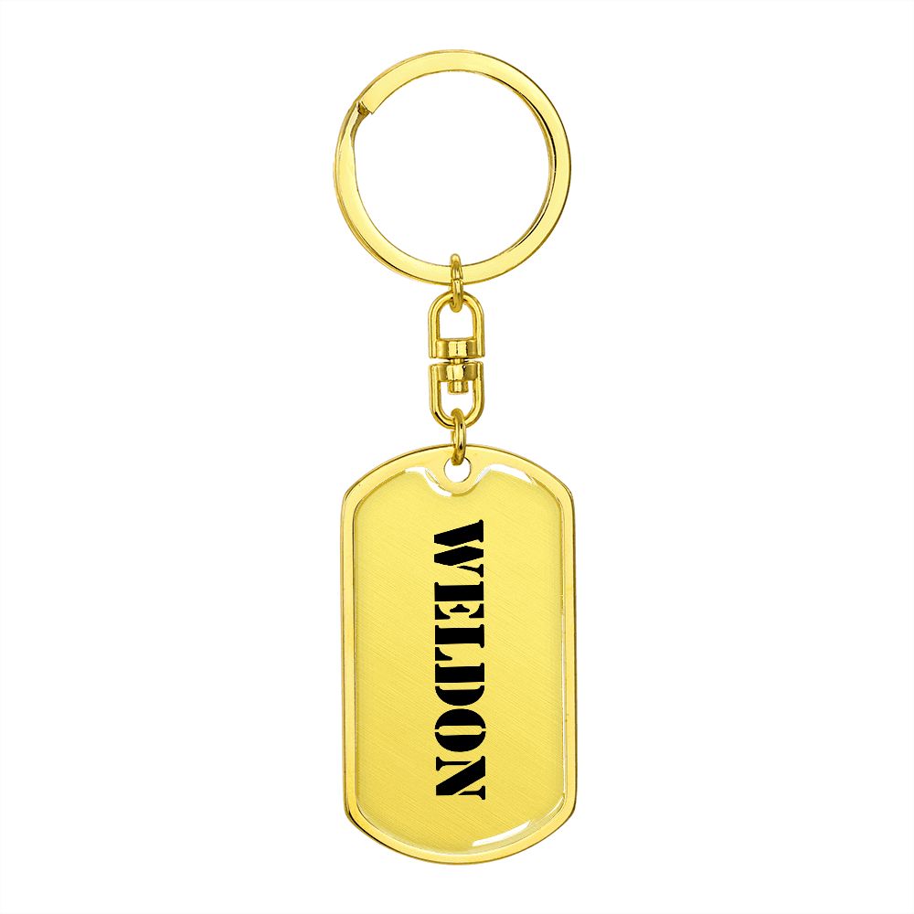 Weldon - Luxury Dog Tag Keychain