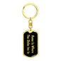 Shiba Inu's Home v2 - Luxury Dog Tag Keychain