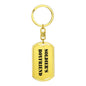 Soldier's Boyfriend - Luxury Dog Tag Keychain