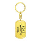 Fort Worth Girl v4 - Luxury Dog Tag Keychain